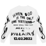 HEROES AND VILLAINS LONGSLEEVE back